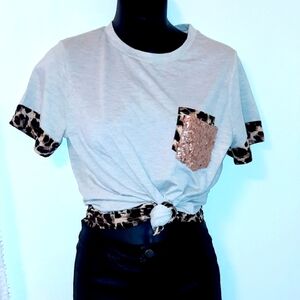 Sparkle pocket shirt